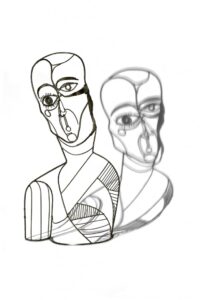 Thinker, Welded Steel, 20″X13″x10″